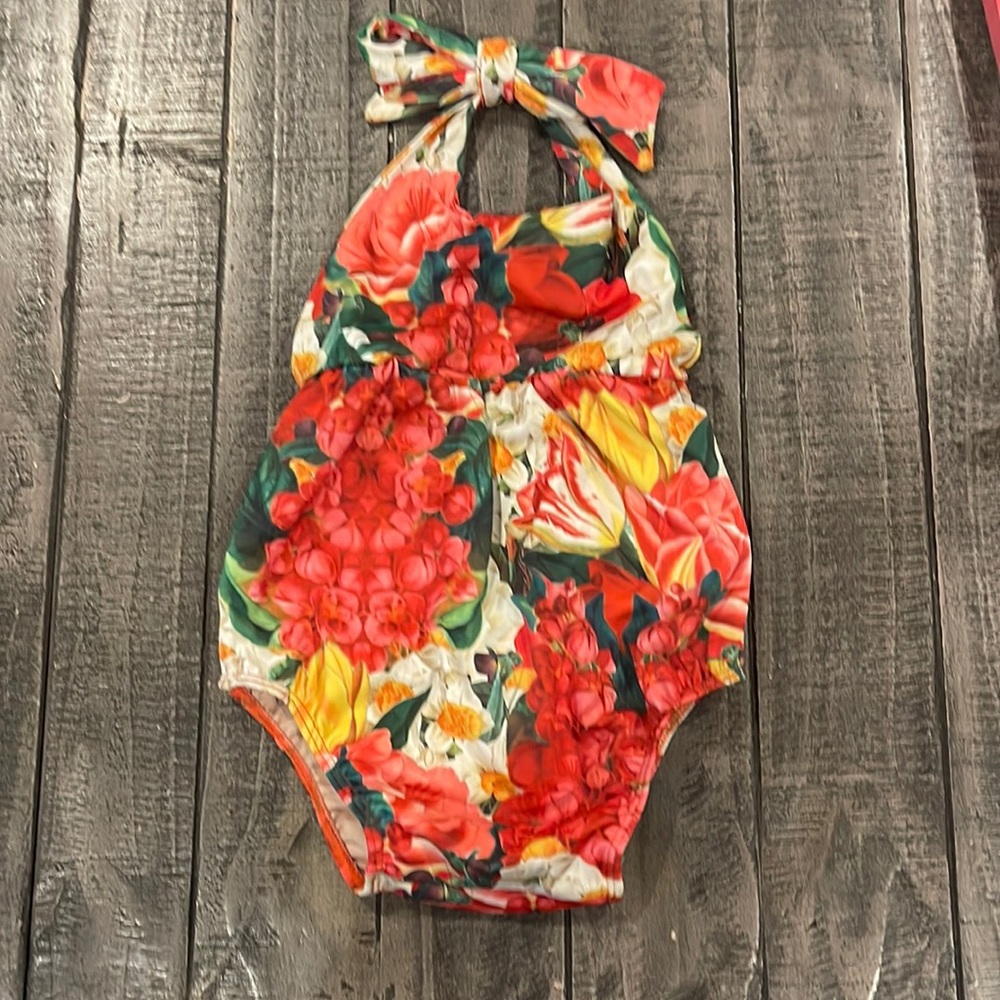 Toddler floral swimsuit